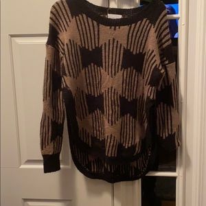 Split side sweater
